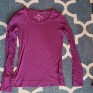 SO brand, Berry colored, long sleeved top